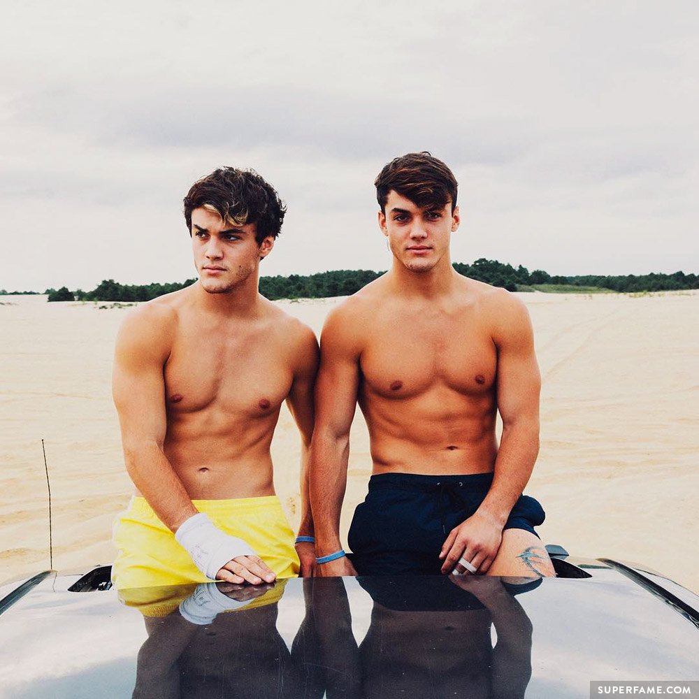 Dolan Twins' abs.