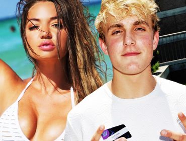 Jake Paul with Erika Costell.