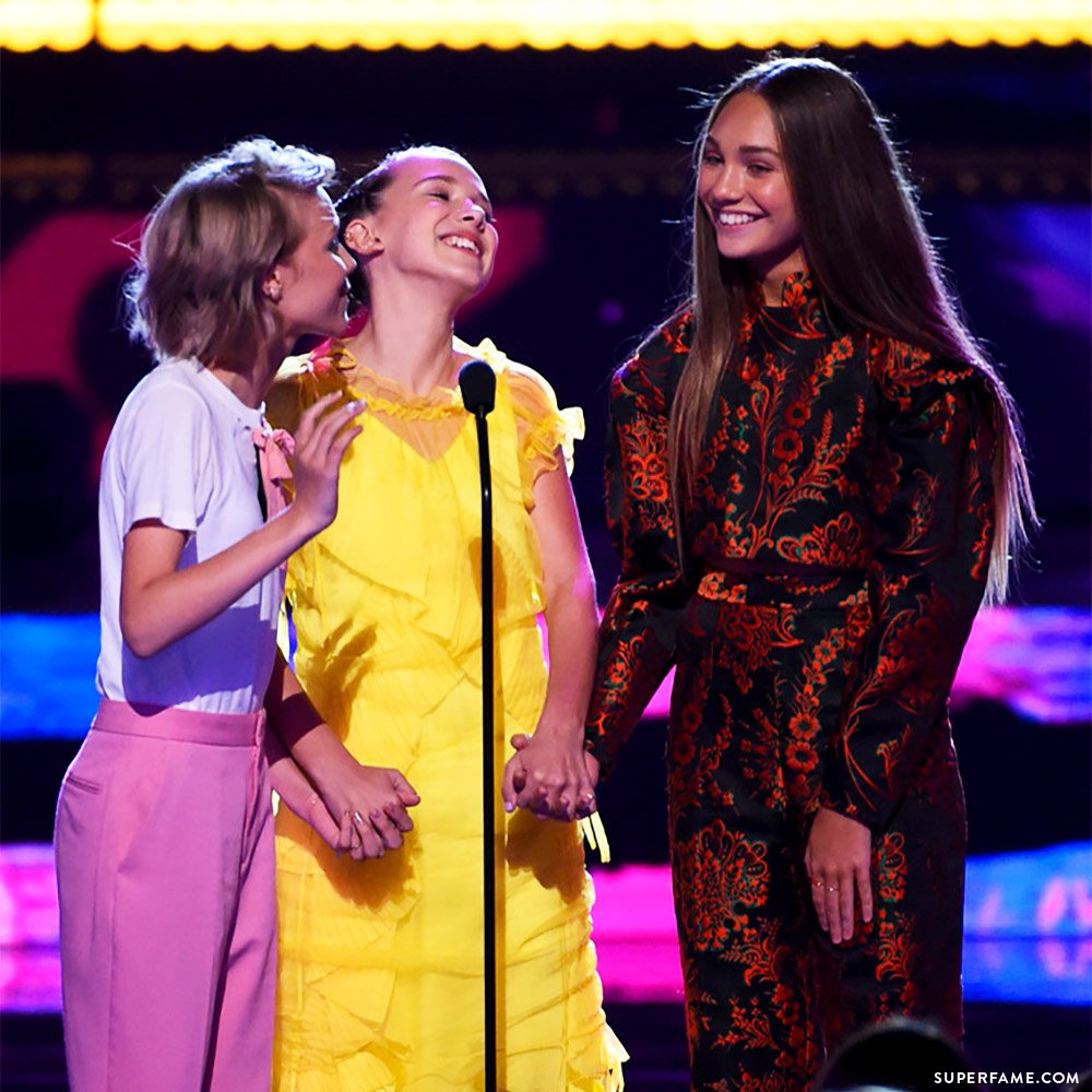 Millie Bobby Brown, Maddie Ziegler, Grace.