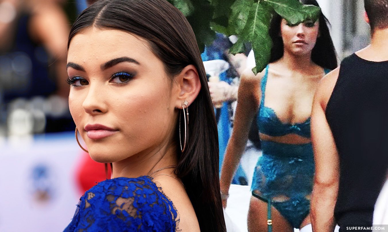 Madison Beer STRIPS to Lingerie on a Sidewalk & Defends Her Body