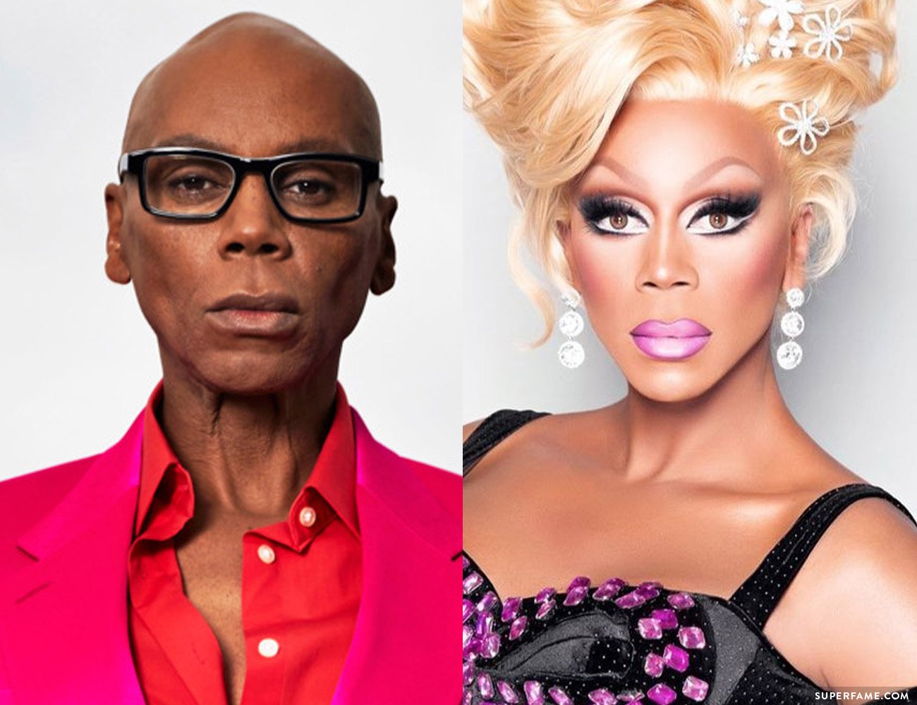 RuPaul before & after.