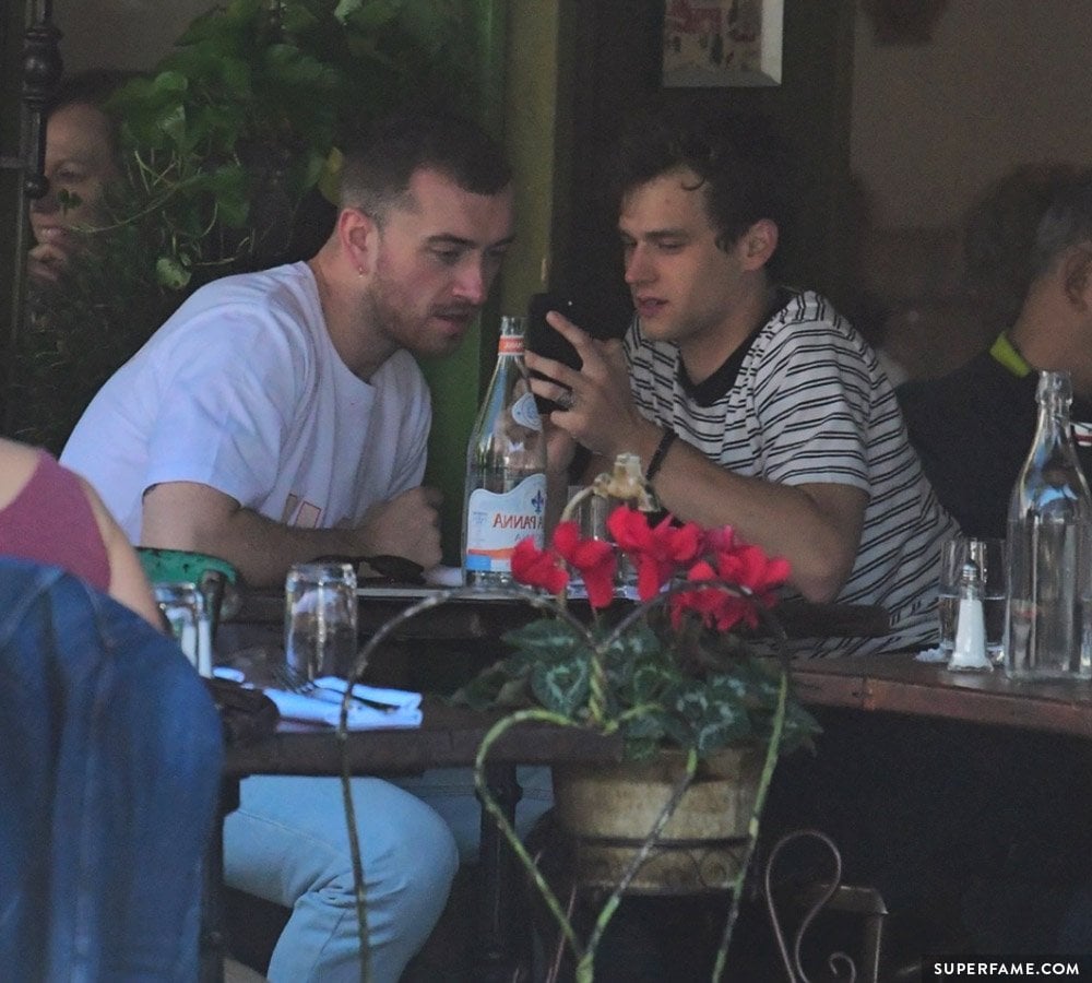 Sam Smith & Brandon on a date.