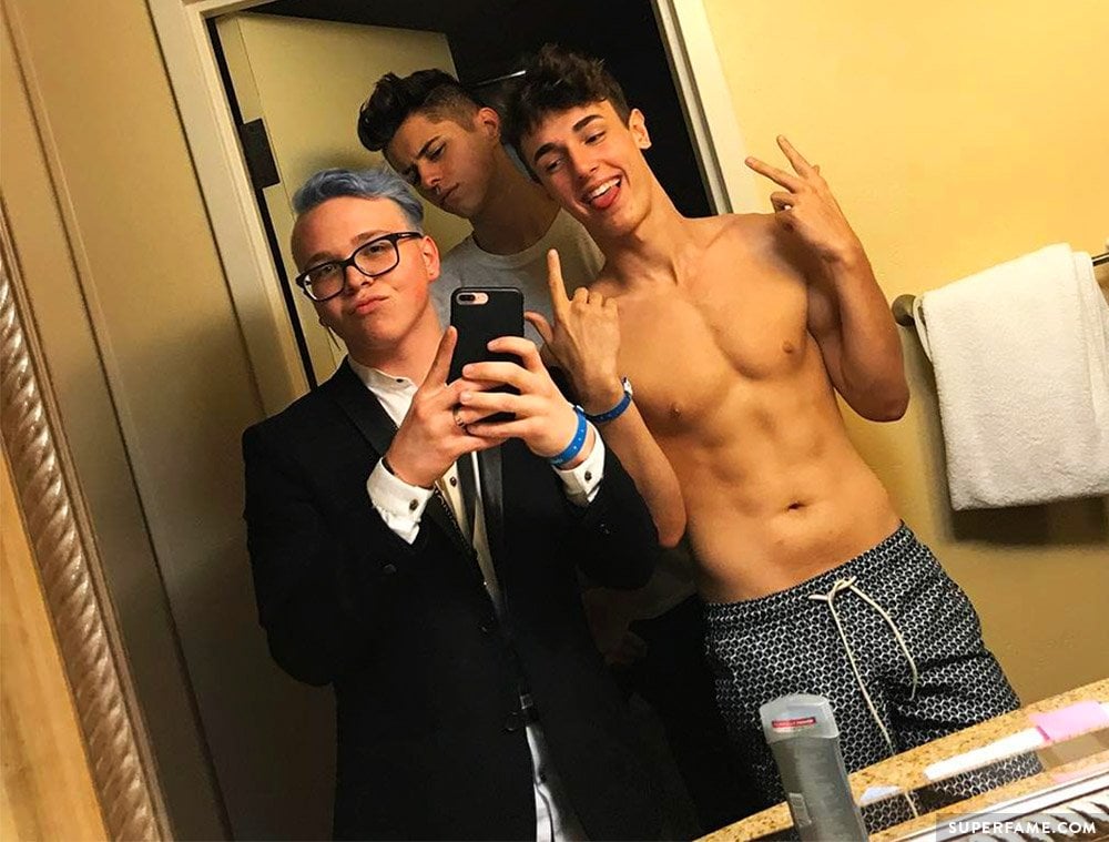 Bryce Hall, Jackson Krecioch & Michael Weist.