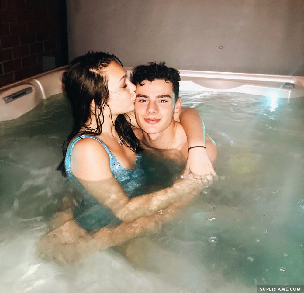 Jack kissing Maddie